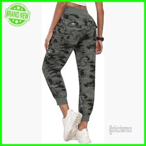 Women's Lightweight Hiking Cargo Pants Quick Dry Elastic Waist Joggers